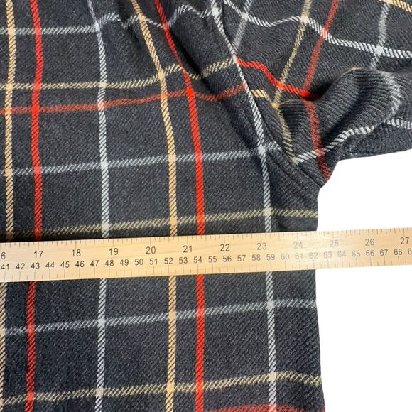 St. John's Bay Shirt Men L Plaid Flannel Chore Jacket Shacket Button Up Cotton - Picture 4 of 10